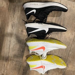 Two pair of women’s shoes, size 11, each pair only worn a couple times.